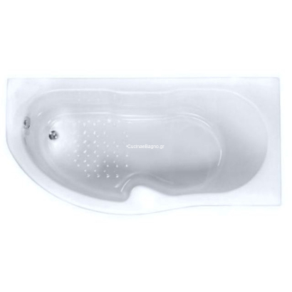 Sanitec 170x80 Monica Μπανιέρα Υδρομασάζ 537