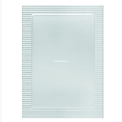 Gloria Riga Καθρέπτης 60x80 Μπάνιου Με Κορνίζα Αντιστρεφόμενος 27-1222
