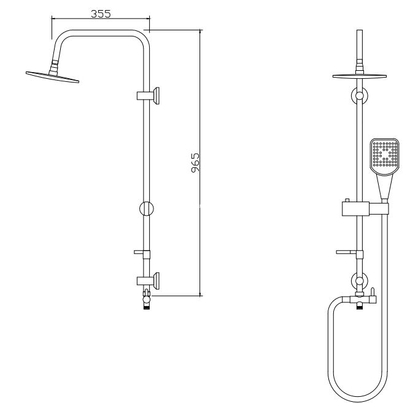 Karag Giota C6306b Στήλη Ντουζιέρας Χωρίς Μπαταρία