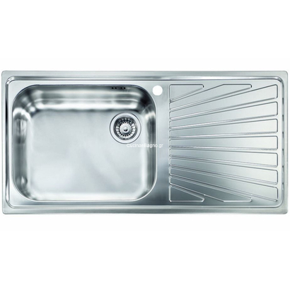 Sanitec 11446 Cometa 100x50 Inox Νεροχύτης