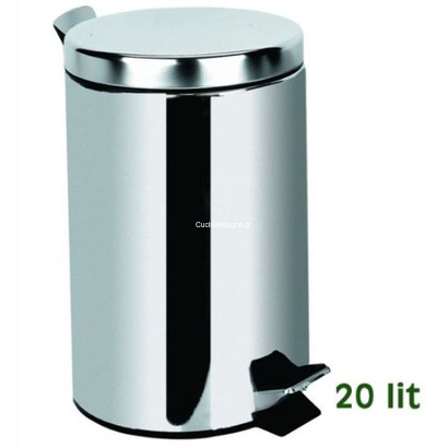 Gloria Extra 20 lt Χαρτοδοχείο Inox 12-1174