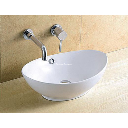 Klp Ovale Νιπτήρας 59x38 Επιτραπέζιος 444909
