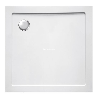 Karag New Flat 2 Ντουζιέρα 90x90 Ακρυλική Τετράγωνη
