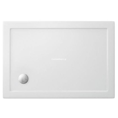 Karag New Flat 10 Ντουζιέρα 80x130x5,5 Ακρυλική Ορθογώνια