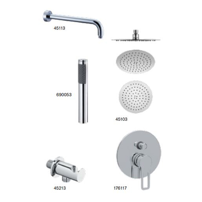 Teorema Kart Σετ Εντοιχισμού Ντουζιέρας 176117