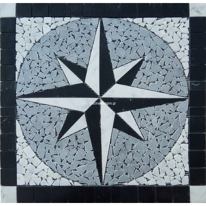 ΠΑΡΑΣΤΑΣΗ ΔΑΠΕΔΟΥ ΜΑΡΜΑΡΙΝΗ 60 x 60 BUSSOLA