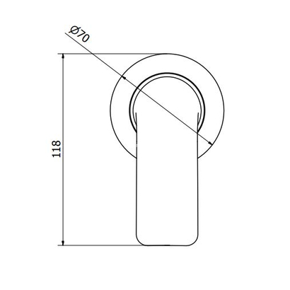 Teorema Lifestyle Μείκτης Ντουζιέρας Εντοιχισμού Χρωμέ 193007
