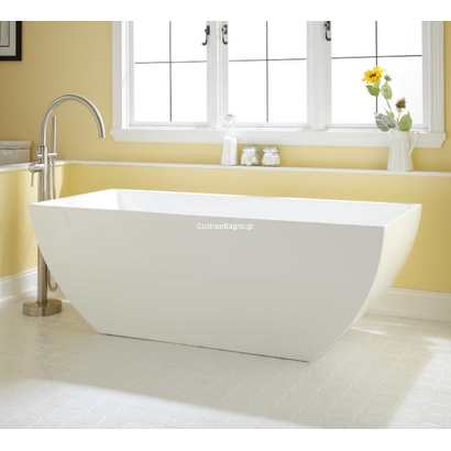 Karag Keres K-1505 150 Bianco Lucido 150x75 Μπανιέρα Ελεύθερης Τοποθέτησης