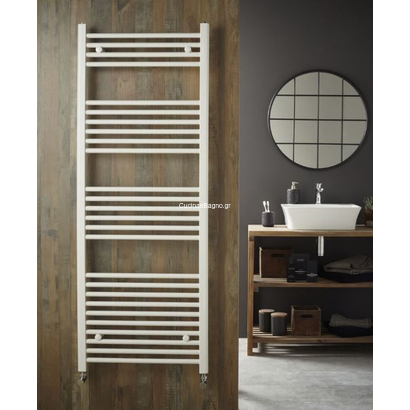 Karag NILE 1180-600 BIANCO 60x118 Λευκό Θερμαντικό Σώμα / Πετσετοκρεμάστρα