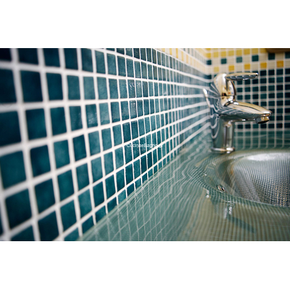 EZARRI 2502-A Niebla Ψηφίδα Σε Δίχτυ Μπλε