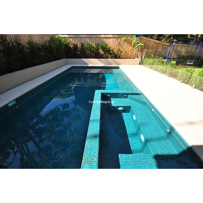 EZARRI 2502-A Niebla Ψηφίδα Σε Δίχτυ Μπλε