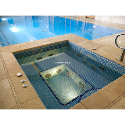 EZARRI 2505-A Niebla Ψηφίδα Σε Δίχτυ Μπλε