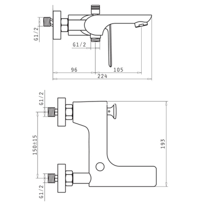 Μπαταρία Μπάνιου-Λουτρού Pyramis Ermosa 090923901