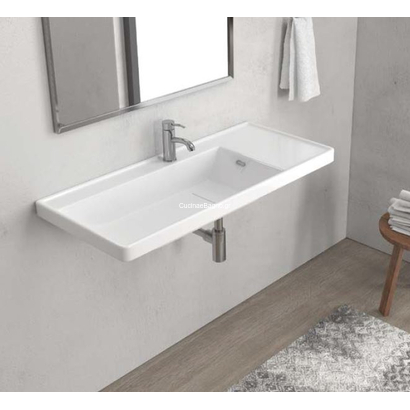 Νιπτήρας Επικαθήμενος Επίπλου / Κρεμαστός QUATTRO 8100 Karag 100x45