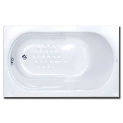 Sanitec Gloria 105x70 Μπανιέρα Ακρυλική 524