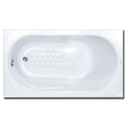 Sanitec Gloria 120x70 Μπανιέρα Ακρυλική 536