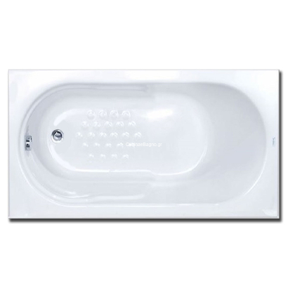 Sanitec Gloria 125x70 Μπανιέρα Ακρυλική 522