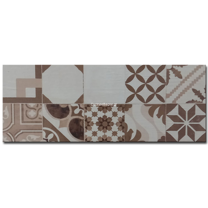 Nevada Marron Decor 20x50 Πλακάκι Μπάνιου