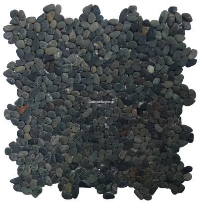 Βότσαλο Μίνι Μαύρο Σε Δίχτυ 30x30