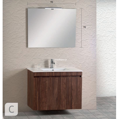 ProBagno 958Γ 90x46 Έπιπλο Μπάνιου Κρεμαστό