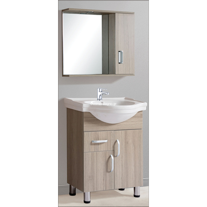 Έπιπλο Μπάνιου Momento Zebra 60x43 Gloria set-0125