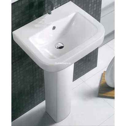 Gloria Memory 58x46 Νιπτήρας Με Κολώνα