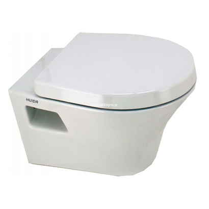 Huida Volante 55x38 Λεκάνη Κρεμαστή Με Κάλυμμα 17-8357