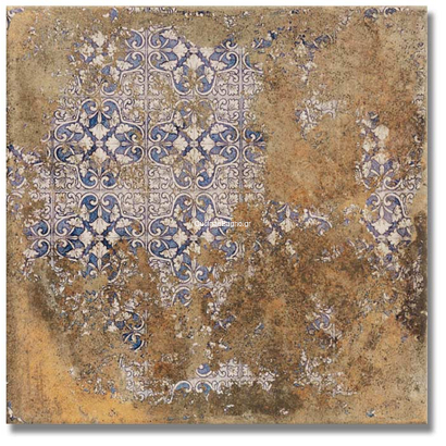 Antigua Deco Terra 33x33 Porsellanato Δαπέδου Vintage