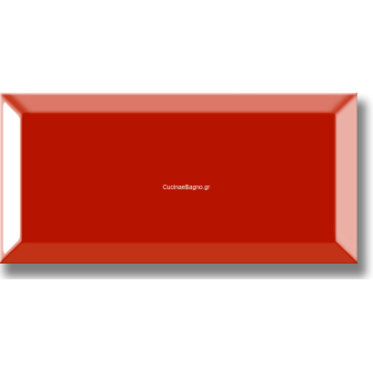 Metro Fuego 10x20 Κόκκινο Τουβλάκι Τοίχου Γυαλιστερό Α' ποιότητας