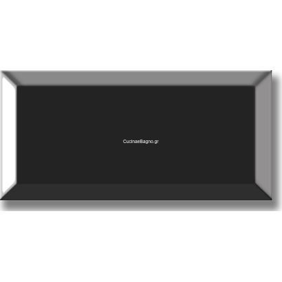 Metro Negro 10x20 Μαύρο Τουβλάκι Τοίχου Γυαλιστερό Α' ποιότητας