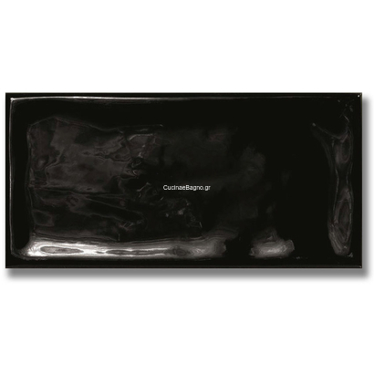 Alfaro Negro 7x15 Πλακάκι Επένδυσης Τουβλάκι Γυαλιστερό