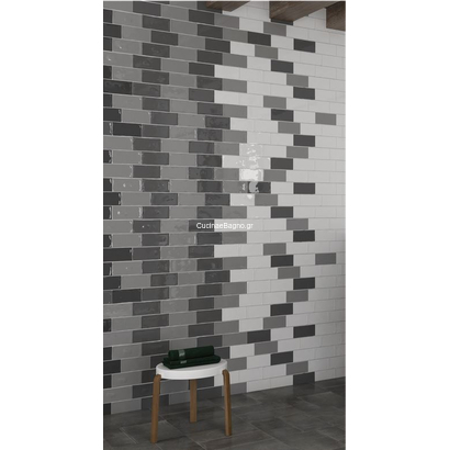 Alfaro Negro 7x15 Πλακάκι Επένδυσης Τουβλάκι Γυαλιστερό