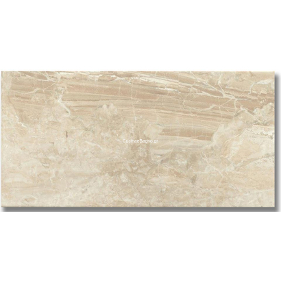 Rhodes Beige 25x50 Πλακάκι Τοίχου Μπεζ Γυαλιστερό Α' ποιότητας