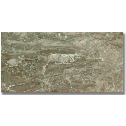 Rhodes Marron 25x50 Πλακάκι Τοίχου Καφέ Γυαλιστερό Α' ποιότητας