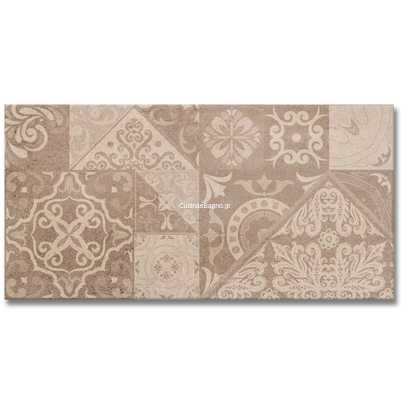 Rock Marron Mix Decor 25x50 Πλακάκι Τοίχου Ντεκόρ Ματ Α' ποιότητας