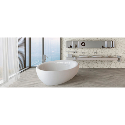 Calacatta Silver 30x90 cm Πλακάκι Τοίχου Λευκό Σατινέ Α ποιότητας
