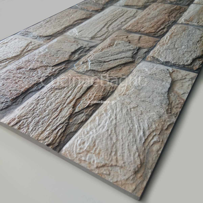Berma Brown 30x60 Γρανιτοπλακάκι Επένδυσης Τύπου Πέτρας
