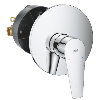 Grohe Bauedge New 29078001 Μπαταρία Εντοιχιζόμενη Ντουζιέρας 1 Ροής Σετ