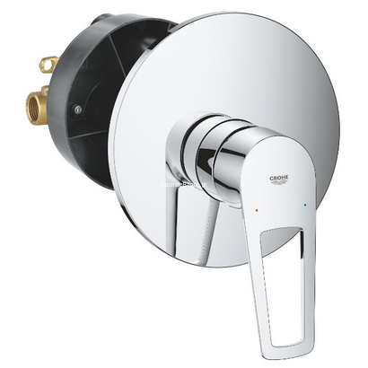 Grohe Bauloop New 29080001 Μπαταρία Ντουζιέρας Εντοιχιζόμενη 1 Ροής Σετ