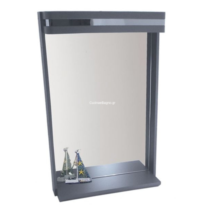 Gloria Sonia Down Καθρέπτης 52x80 Μπάνιου Με Εταζέρα  47-6340