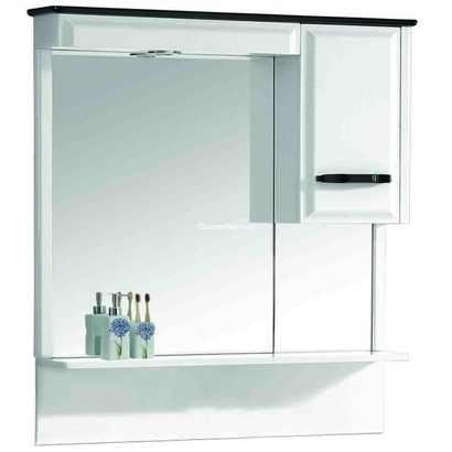 Gloria Riva 100 x 105 Ντουλάπι Μπάνιου Με Καθρέπτη και Φώς 55-3210