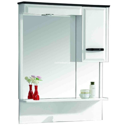 Gloria Riva 70 x 105 Ντουλάπι Μπάνιου Με Καθρέπτη και Φώς 55-3270