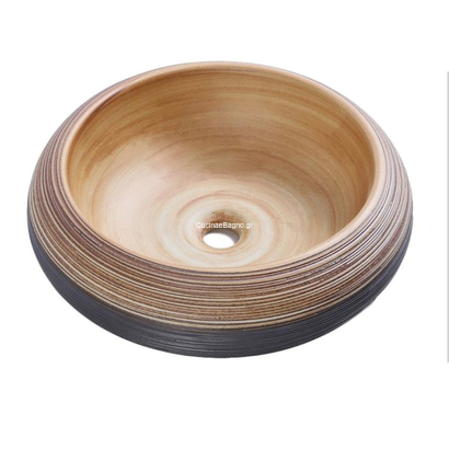 GLORIA 45x45 Pilion Νιπτήρας Επιτραπέζιος Sagre Beige 72-2036