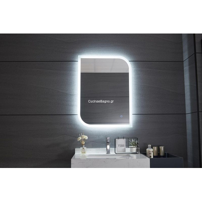 Gloria Lola Led Καθρέπτης 60x80 Μπάνιου Touch 77-6138