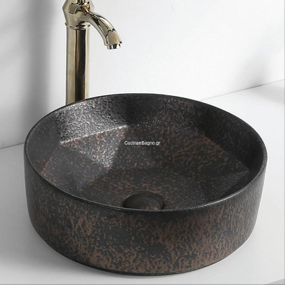 GLORIA Florence 41x41 Νιπτήρας Επιτραπέζιος Χρωματιστός 86-8449