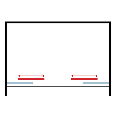 Karag Flora 600 Χρωμέ Καμπίνα 220x190 Cm Πόρτα Ντουζιέρας MAT