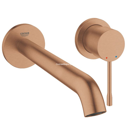 Grohe Essence L-Size 29193DL1 Brushed Warm Sunset Μπαταρία Νιπτήρος Εντοιχιζόμενη Εξωτερικό Μέρος