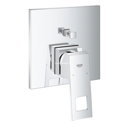 Grohe Eurocube 24062000 Χρωμέ Εντοιχιζόμενη Εξωτερικό μέρος 2 ροών