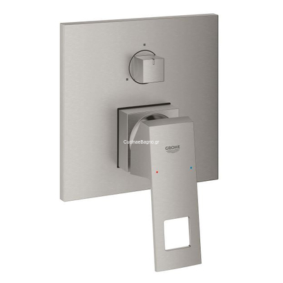 Grohe Eurocube 24094DC0 Supersteel Εξωτερικό Μέρος Μίκτη 3 Ροών