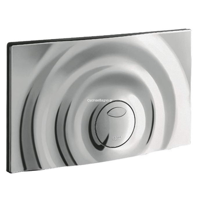 Grohe 37859000 Χρωμέ Surf Διπλής Λειτουργίας Πλακέτα Ενεργοποίησης Καζανακιού Οριζόντια